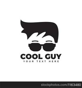 Cool guy graphic design template illustration isolated