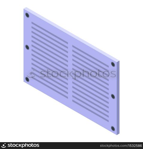 Cool ventilation icon. Isometric of cool ventilation vector icon for web design isolated on white background. Cool ventilation icon, isometric style