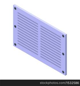 Cool ventilation icon. Isometric of cool ventilation vector icon for web design isolated on white background. Cool ventilation icon, isometric style