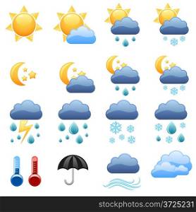 Cool weather vector icons foe web site.