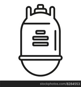 Cooler fridge pot icon outline vector. Repair freezer. Home work. Cooler fridge pot icon outline vector. Repair freezer