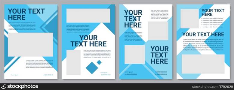 Coporate brochure template. Professional info. Flyer, booklet, leaflet print, cover design with copy space. Your text here. Vector layouts for magazines, annual reports, advertising posters. Coporate brochure template