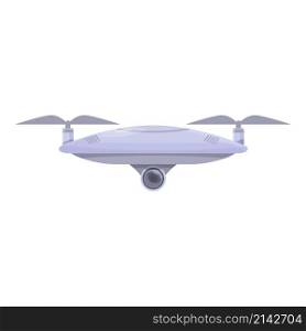 Copter drone icon cartoon vector. Aerial camera. Control video. Copter drone icon cartoon vector. Aerial camera