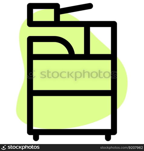 Copy machine for making duplicate documents