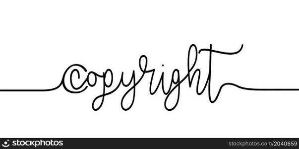 Copyright free, without legal recognition. Drawing c or ; symbol. Cartoon no Copyright icon. Free to use in the public domain. Non Copyrighted pictogram. Flat vector sign. Banner
