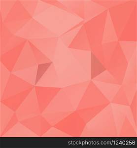 Coral color premium background. Low poly gradient shapes. Rich background, premium triangle polygons coral red design.. Coral color premium background. Rich background, premium triangle polygons coral red design.