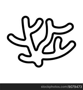 coral icon vector illustration logo design