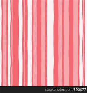 Coral MonocrhomeHand Drawn Wavy Uneven Vertical Stripes On White Backrgound Vector Seamless Pattern. Classy Abstract Geo Texture. Modern Whimsical Print perfect for Textiles, Home Decor, Stationery. Coral Monocrhome Hand Drawn Wavy Uneven Vertical Stripes Vector Seamless Pattern. Classy Abstract Geo