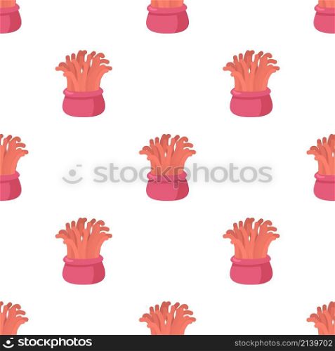 Coral pattern seamless background texture repeat wallpaper geometric vector. Coral pattern seamless vector