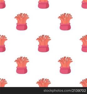 Coral pattern seamless background texture repeat wallpaper geometric vector. Coral pattern seamless vector