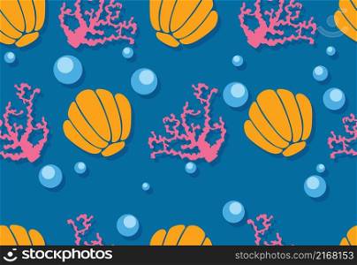 coral seamless background