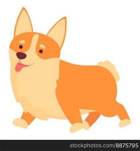 Corgi dog icon cartoon vector. Cute pet. Canine animal. Corgi dog icon cartoon vector. Cute pet