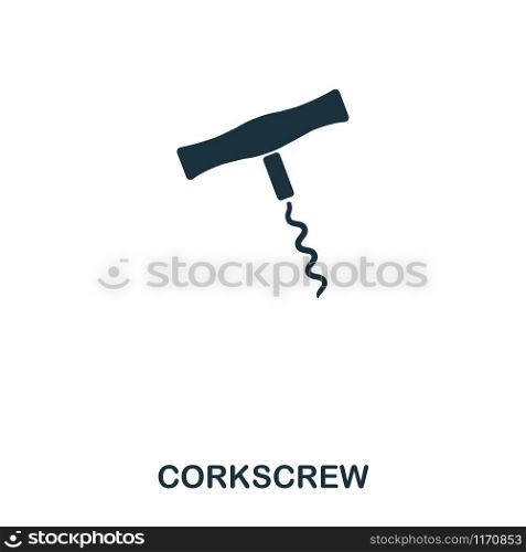 Corkscrew icon. Line style icon design. UI. Illustration of corkscrew icon. Pictogram isolated on white. Ready to use in web design, apps, software, print. Corkscrew icon. Line style icon design. UI. Illustration of corkscrew icon. Pictogram isolated on white. Ready to use in web design, apps, software, print.