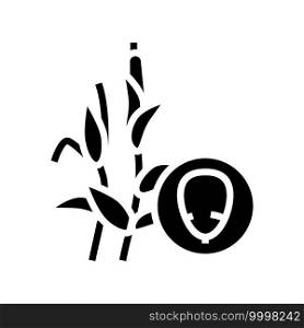 corn groat glyph icon vector. corn groat sign. isolated contour symbol black illustration. corn groat glyph icon vector illustration