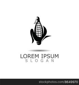 Corn Logo design, theme,farming template nature illustration 