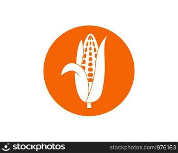 corn vector icon illustration design template