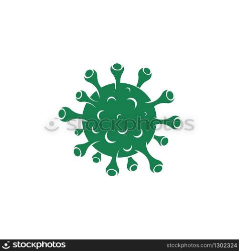 corona Virus vector illustration icon template design