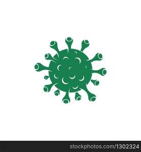 corona Virus vector illustration icon template design