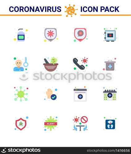 Coronavirus 2019-nCoV (Covid-19) Prevention icon set virus, securitybox, protection, safe, medical viral coronavirus 2019-nov disease Vector Design Elements