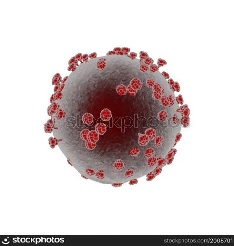 Coronavirus cell. Design element for poster, card, banner, flyer. Vector illustration