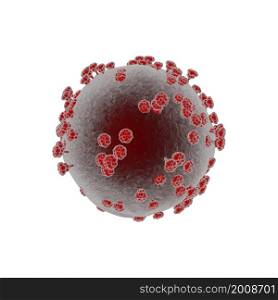 Coronavirus cell. Design element for poster, card, banner, flyer. Vector illustration