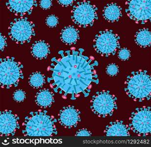 Coronavirus COVID-19. virus wuhan from china