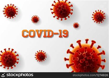Coronavirus, Covid -19, Wuhan, Danger, mask, vector Illustration.