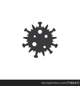 Coronavirus logo template vector icon design