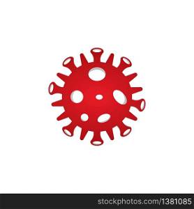 Coronavirus logo vector icon