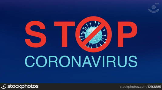 Coronavirus outbreak, stop corona 2019-ncov background, pandemic medical health risk concept. High quality vector illustration.