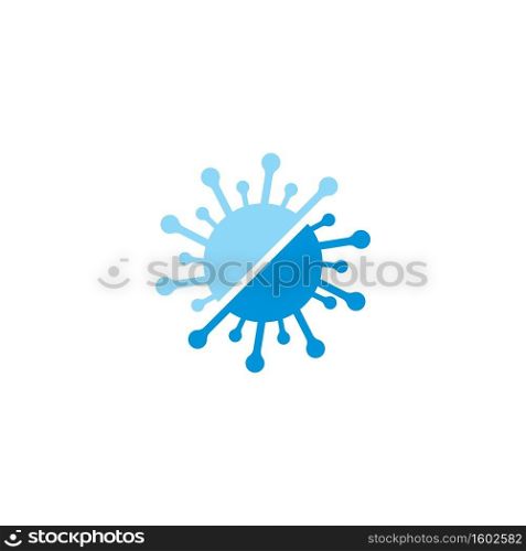 coronavirus pill cure logo icon vector 