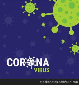 Coronavirus Poster. Vector COVID-19 Awareness Poster