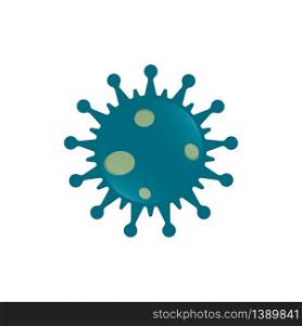 Coronavirus symbol vector icon design