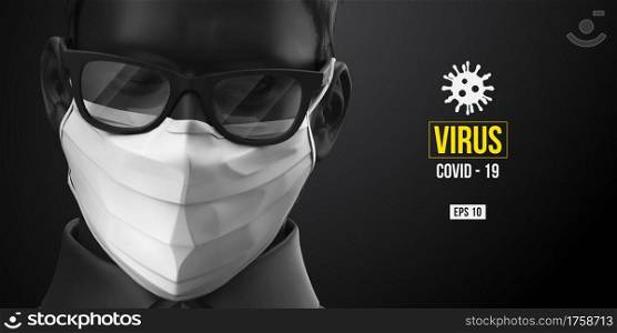 Coronavirus Vaccine Poster. Medical Health illustration