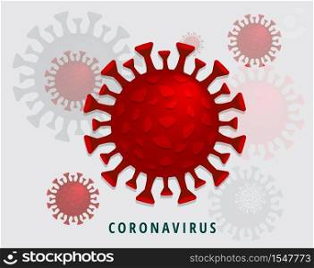 Coronavirus Vector Icon, Corona Virus Sign Icon, Coronavirus 2019-nCov