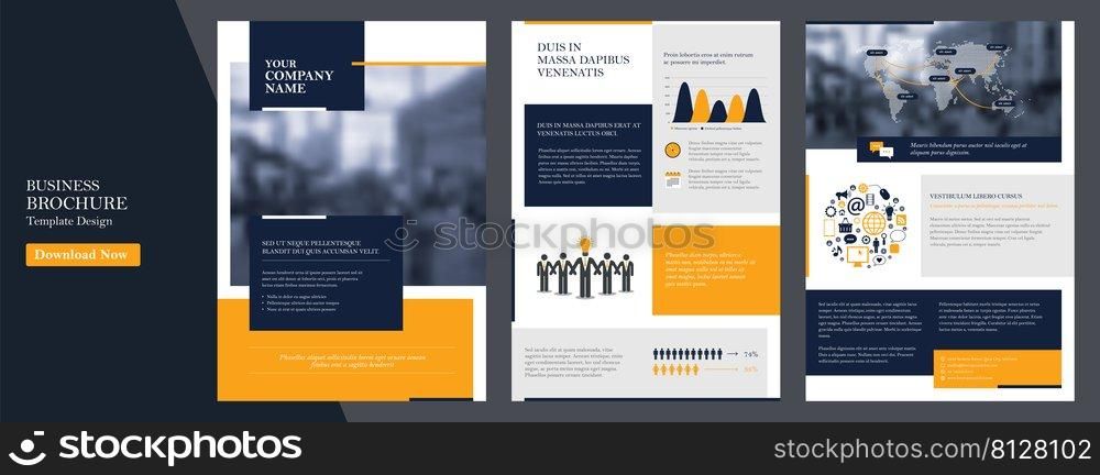 Corporate annual report template, cover,  catalog, booklet, leaflet, brochure, flyer template, magazine a4 size. Elements of infographics for report and presentations templates. Vector Illustration. 