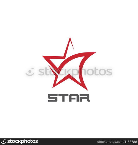 Corporate business star logo vector icon concept illustration