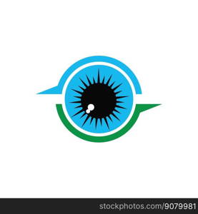 corporate eye care vector logo design branding identity