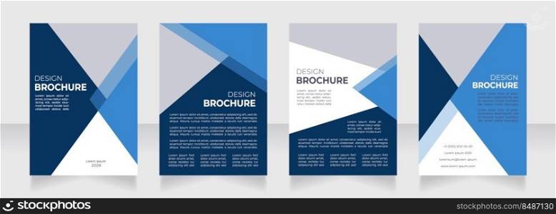 Corporate governance importance blank brochure design. Set of rules. Template set with copy space for text. Premade corporate reports collection. Editable 4 paper pages. Montserrat font used. Corporate governance importance blank brochure design