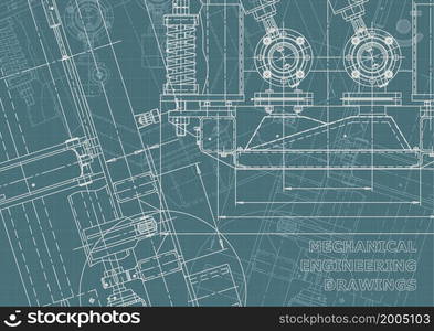 Corporate Identity. Mechanical instrument making. Technical abstract backgrounds. Technical illustration. Corporate Identity illustration. Cover, flyer, banner, background