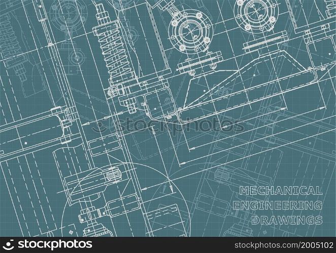 Corporate Identity. Mechanical instrument making. Technical abstract backgrounds. Technical illustration, cover. Corporate Identity illustration. Cover, flyer, banner, background