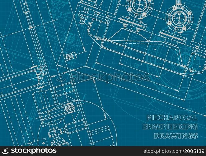 Corporate style. Vector engineering drawings. Mechanical instrument making. Technical abstract backgrounds. Technical. Blueprint. Corporate style. Mechanical instrument making. Technical