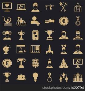Corporation icons set. Simple style of 36 corporation vector icons for web for any design. Corporation icons set, simple style
