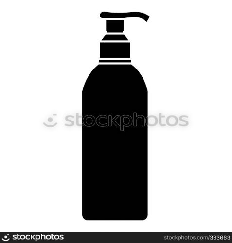 Cosmetic bottle icon. Simple illustration of cosmetic bottle vector icon for web. Cosmetic bottle icon, simple style
