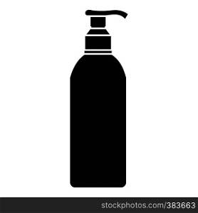 Cosmetic bottle icon. Simple illustration of cosmetic bottle vector icon for web. Cosmetic bottle icon, simple style