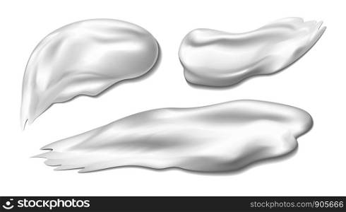 Cosmetic cream on white background vector illustration