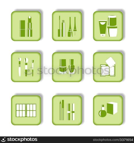 Cosmetic icons. Vector