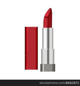 cosmetic lipstick makeup cartoon. cosmetic lipstick makeup sign. isolated symbol vector illustration. cosmetic lipstick makeup cartoon vector illustration