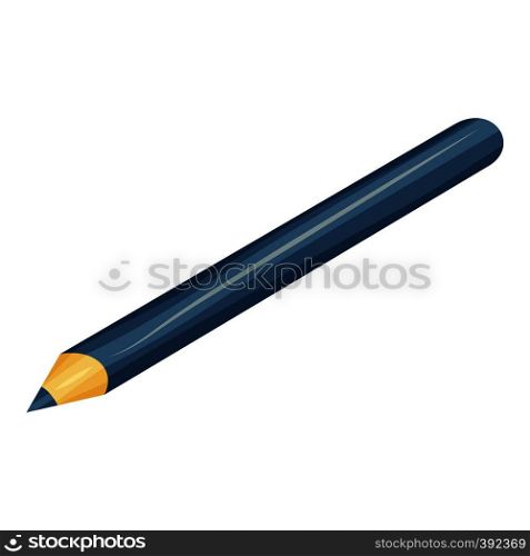 Cosmetic pencil icon. Cartoon illustration of cosmetic pencil vector icon for web. Cosmetic pencil icon, cartoon style