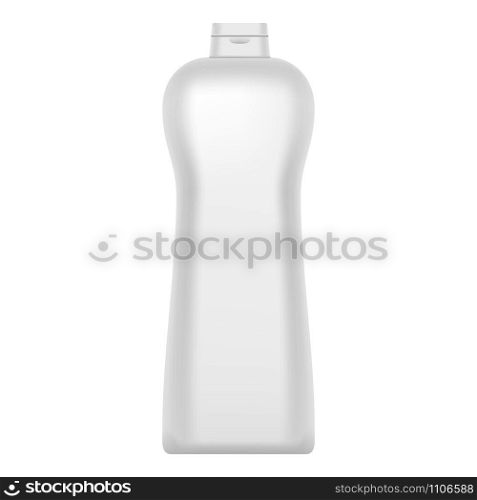 Cosmetic shampoo bottle icon. Realistic illustration of cosmetic shampoo bottle vector icon for web design. Cosmetic shampoo bottle icon, realistic style